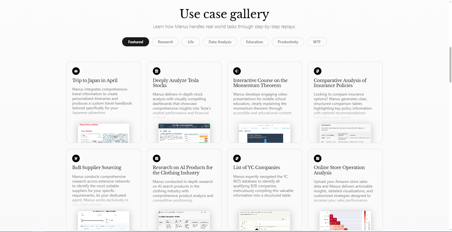 Use Case Gallery